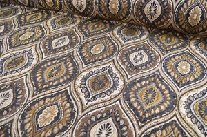 Möbelstoff Bezugsstoff Polsterstoff Meterware Stof Jacquard Ornament Barock Rank - Bild 1 von 9