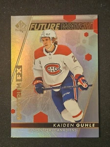 22-23 SP Authentic Kaiden Guhle Spectrum FX Rookie  🚨🚨🚨 Montreal Canadiens  - Picture 1 of 2