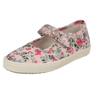Girls Startrite Canvas Pumps 'Posy 18' - Picture 1 of 10