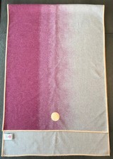 Manduka Yogitoes SKIDLESS Hot Yoga Mat Towel Purple Gray Tie Dye