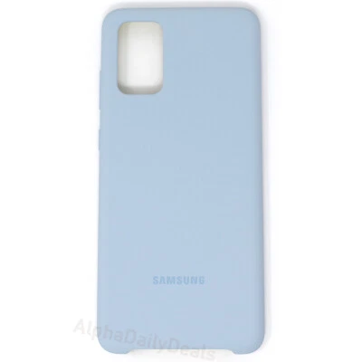 Funda protectora de silicona azul genuina OEM Samsung Galaxy S20+ Plus 5G Foto 1 de 3