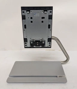 GENUINE ORIGINAL LENOVO Q24I-20 ADJUSTABLE MONITOR STAND BASE SILVER *N72* - Picture 1 of 3
