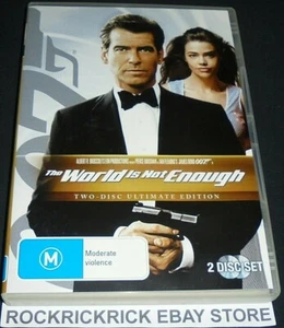 THE WORLD IS NOT ENOUGH 007 2 DVD ULTIMATE EDITION PIERCE BROSNAN 1999 REGION 4 - Picture 1 of 2