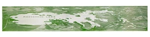 Moosehead Lake Maine Panoramic Map - Picture 1 of 2