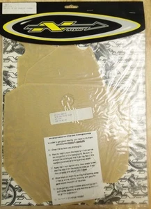 HONDA CR80 1996 97 98 99 2000 01 02 CLEAR NUMBER BACKGROUNDS N-STYLE NO1-101 - Bild 1 von 1