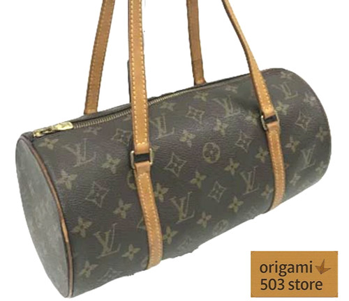LOUIS VUITTON（LV） Borsa a mano Louis Vuitton Monogram Papillon 30 marrone M51385 usata