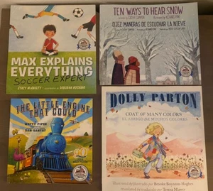 Dolly Parton Imagination Library 4 Softcover Kid Children Books, 2 Sealed New - Imagen 1 de 4