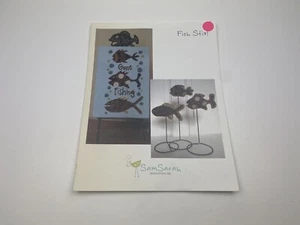 Sam Sarah Fish Stix Counted Cross Stitch Pattern With Beads 9P - Picture 1 of 4