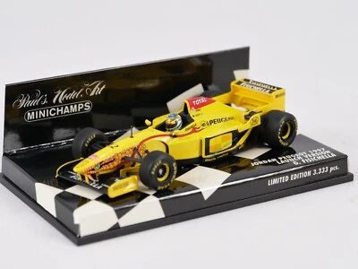 MINICHAMPS 1/43 Jordan Peugeot 1997 Launch Version Fisichella 430 970082 - Immagine 1 di 4