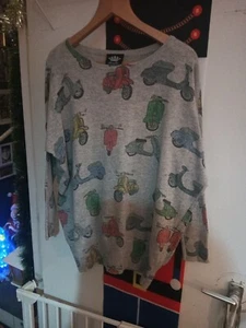 Jersey scooter Vespa inspirado en MOD para mujer en muy buen estado - Imagen 1 de 7