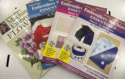 Лот из 4 предметов первой необходимости вышивальной машины из флиса основные методы аппликации инструкция - Изображение 1 из 4