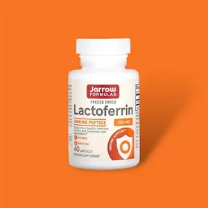 Jarrow Formulas, Lattoferrina, Liofilizzata, 250 mg, 60 capsule - Foto 1 di 2