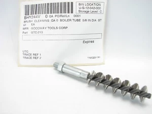 GOODWAY GTC-210 STAINLESS STEEL CLEANING BRUSH 5/8" DIAMETER BOILER TUBE (T83) - Picture 1 of 4