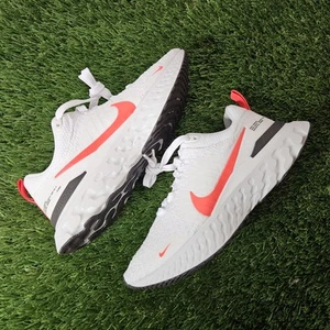 Mens Size 7 - Nike React Infinity Run Flyknit 3 White Light Crimson - Picture 1 of 6