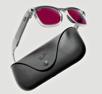 Ray-Ban Meta Gen 2 Edición Limitada Mate Transparente/Rubí RW4012 Transitio Foto 1 de 4