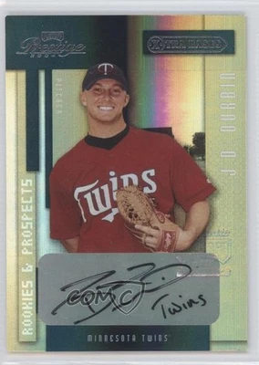 2004 Playoff Prestige Rookies & Prospects Xtra Bases Green /100 JD Durbin Auto - Image 1 of 2