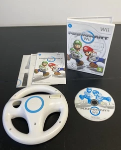 Mario Kart für Nintendo Wii mit 1x offiziellem Wii Lenkrad - Bild 1 von 10
