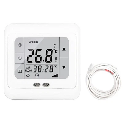 Thermostat Weiß Ausgangsleistung 250 V AC/25a Laststrom: 16a Bedienungsanleitung - Bild 1 von 4