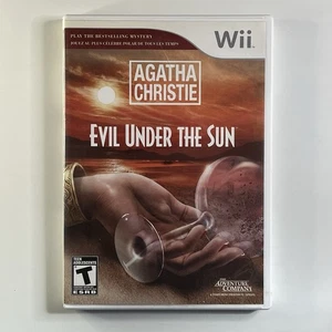 Agatha Christie-Evil Under the Sun (Nintendo Wii, 2008) CIB, With Insert &Tested - Picture 1 of 4