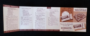 Vintage 1958 Hershey Chocolate Famous Recipes Booklet Hershey's Dainties Chips - Bild 1 von 2