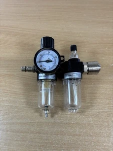 Air compressor filter Separator Water Tool Pressure Gauge Accessories Trap - Picture 1 of 4