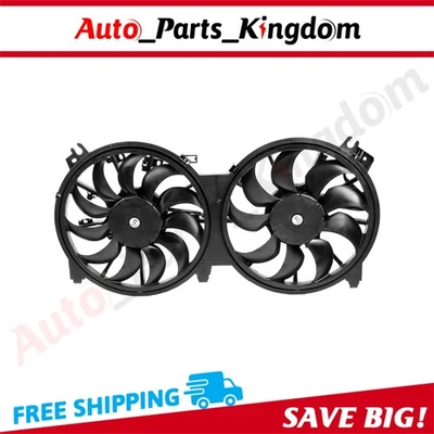 Conjunto de ventilador de refrigeração condensador radiador para 2007 2008 2009-11 Nissan Altima 3.5L - Imagem 1 de 4