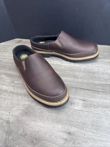 Georgia boot AMP X-lite Men’s 3” Romeo Clog Brown Size 10 M US - Picture 1 of 11
