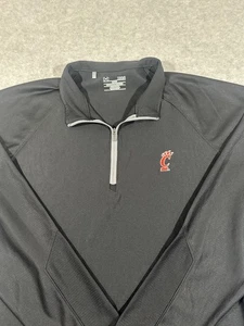 Maglione Under Armour Uomo Taglia Large Cincinnati Bearcats 1/4 Zip Manica Lunga - Foto 1 di 6