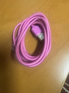 Apple iPhone Style USB to Pre USB-C iPhone Charging Cable 6’ Pink - Picture 1 of 2