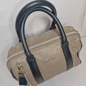 See By Chloe Leather 2 Way Mini Boston Olive Brown Leather Guaranteed Genuine - Picture 1 of 24