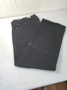 Jeans Levis uomo 42x30 nero 569 denim jeans larghi dritti nuovo con etichetta - Foto 1 di 6