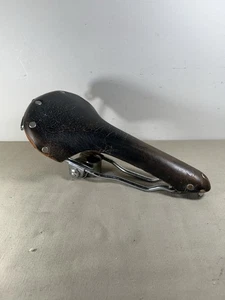 Sillín Brooks Swallow de cuero marrón B15 vintage - Imagen 1 de 8