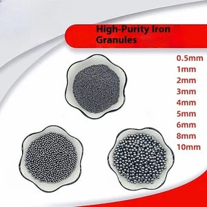spherical iron particles, pure iron particles, high-purity iron beads - Imagen 1 de 13