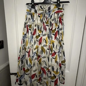 New Seasalt Cornwall Festival Bunting Skirt Size 8 100% Cotton Lined - Picture 1 of 9