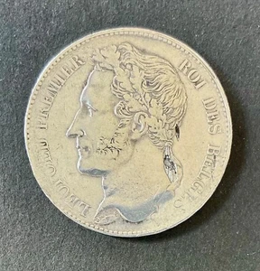 Belgique - Léopold Ier - Très Jolie Monnaie de 5 Francs 1848 en Argent (3) - Picture 1 of 2
