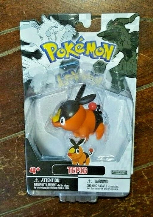 Pokemon Figure Tepig Black & White Unova Jakks Pacific 2011