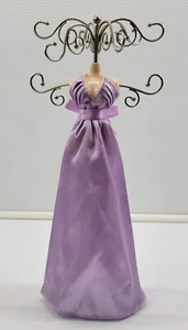 *L) Home Elements Vanity Purple Dress Jewelry Organizer Display Tree 14.5" Tall - Picture 1 of 12