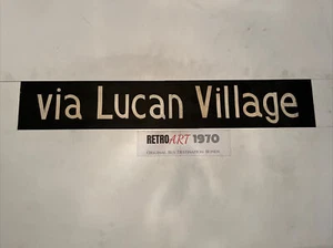 Via Lucan Village - F811 Dublin Bus Destination Blind 35" Irish Gift - Picture 1 of 12