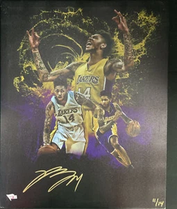 11/14 PELICANS BRANDON INGRAM SIGNED LAKERS 16X20 LIMITED CANVAS EDIT FANATICS - Picture 1 of 5