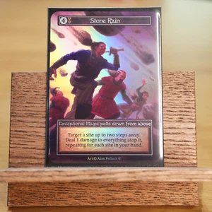 Stone Rain - Foil - Arthurian Legends - Unique - Sorcery: Contested Realm - Picture 1 of 1