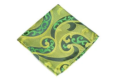 Cuadrado de Bolsillo Lord R Colton Masterworks - Villarrica Esmeralda Oro Seda Nuevo Foto 1 de 2