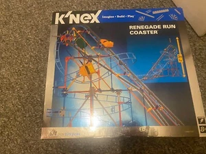 K'NEX RENEGADE RUN MODEL ROLLER COASTER CONSTRUCTION KIT BOXED - Picture 1 of 2