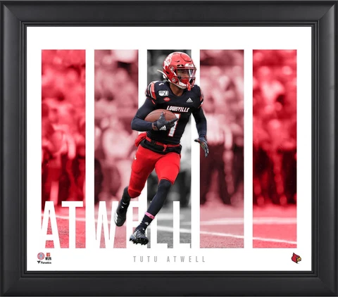 Tutu Atwell Louisville Cardinals Framed 15"x 17" Player Panel Collage Cover