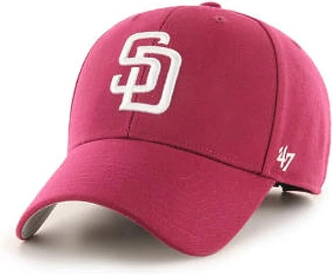 Auténtica gorra ajustable marca '47 MLB San Diego Padres MVP/Limpieza/Snapback Foto 1 de 1