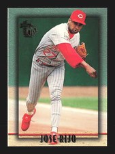 1995 Topps Embossed Baseball #26 Jose Rijo    Cincinnati Reds