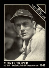 1991 Conlon TSN #301 Mort Cooper MVP