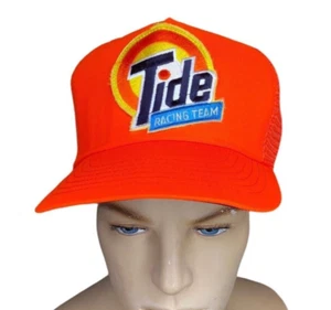 Tide Racing Team Detergent Patch Trucker Hat Ball Cap USA - Picture 1 of 9