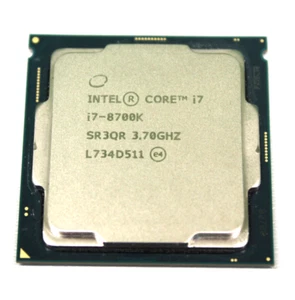 Processeur Intel Core i7 8700K 8ème génération avec 6 cœurs et 12 threads à 3,70Ghz - Photo 1/1