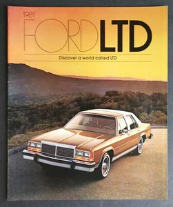 Vintage 1981 Ford Ltd Full Color Original Brochure 323 b - Imagen 1 de 1