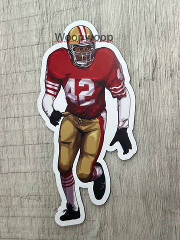 2021 Ronnie Lott ~MAGNET VECTOR ART 49ERS THROWBACK NFL Cover